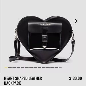 Doc marten heart shaped bag